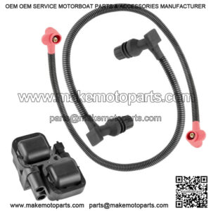 Fits Polaris Ranger 800 4x4 6x6 Ignition Coil w/ Spark Plug Wire 52,59.3cm 11-17