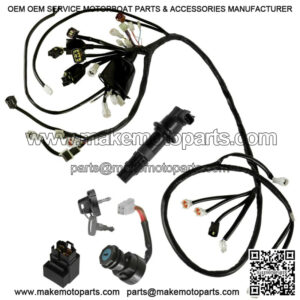 Wire Harness / Starter / Ignition Key Switch ,Coil Yamaha YFZ450 YFZ 450 2007-09