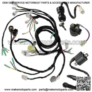 Wire Harness /Starter/ Ignition Key Switch, Coil Yamaha Warrior YFM350 2002-2004