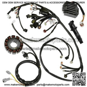 Wire Harness Stator Regulator Ignition Coil fits Yamaha YFZ450 2007 2008 2009