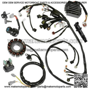Wire Harness Stator Regulator Ignition Switch Coil fits Yamaha YFZ450 2007-2009