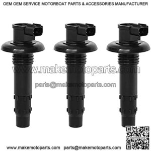 Ignition Coil Pack 3pcs Replacement for GTX RXP RXT GTI WAKE GTS 130 155 215 255 260 ALL Models Replaces#  420664020, 296000307
