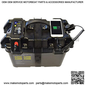 Newport Vessels Trolling Motor Smart Battery Box Power Center with USB and DC Ports