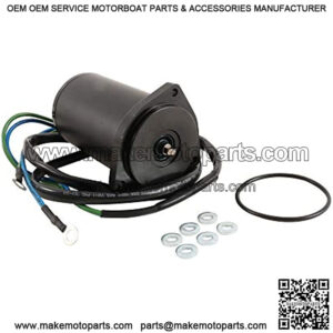 TRM0060 Tilt Trim Motor for Yamaha 1995-2001 40/50 HP Short Shaft, Black and Silver