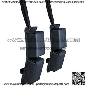 Extreme Max 3006.7270 BoatTector PWC Contour Fender with Hook & Strap Set with Adjustable Straps for Easy Secure Installation - 2-Pack