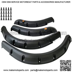 Golf Cart Club Car DS Front and Rear Fender Flares 4PCS for Club Car DS 1994-UP Gas/Electric Golf Carts with Metal Hardware