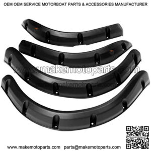 Front Rear Fender Flares for Club Car Precedent Golf Cart, with Metal Hardware, Set of 4