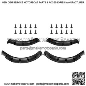 Club Car DS Fender Flares,Golf Cart Fender Flare(2)Front & (2) Rear Fend Flares fit for Club Car DS 1994-up (set of 4)