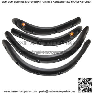Club Car Precedent Golf Cart Fender Flare with Running Lights - Fits 2004-Up