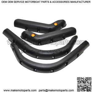EZGO TXT Golf Cart Fender Flares with Running Lights - Fits 1995-2013