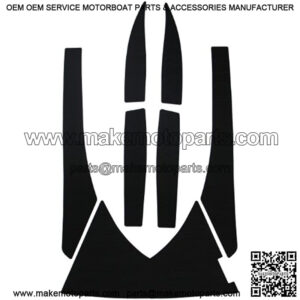 Hydro-Turf jet ski mats for GTX 03-08, GTX 02-05, GTX DI 02-03, RXT 05-08 (Black Cut Groove)