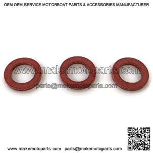 3x Boat Motor Fribe Washer Gasket 90430-08020 Gasket Seals replaces Yamaha Parsun Nissan Tohatsu Outboard 2/4-stroke Engine