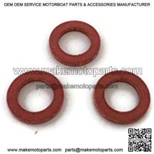 Boat Motor 3x Fribe Washer 90430-08020 Gasket Seals replaces Yamaha Mariner Tohatsu Mercury Nissan Outboard Jet-ski Motorcycle Diesel Snow Motor Engine