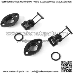 (2-Pack) Gas Tank Drain Plug/Base Replacement with O-Ring - Compatible with Yamaha Polaris Gas Tank