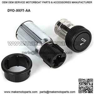 Cigarette Lighter Assembly include Element Knob SockeOutlet RING Trim Housing Fits E150 E250 E350 Escape Excursion Expedition F150 F250 F350 F450 Super Duty Fusion Mustang Ranger Taurus