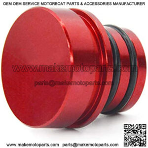 Cigarette Lighter Plug Cover Billet Aluminum Cigarette lighter plug, Fits All Vehicles with Standard 12 VolSource Cigarette Lighter Plug (FIRE MISSILE)