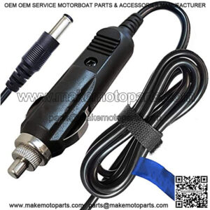 Heavy Duty 12V Car Charger Compatible with Philips Respironic System One 60 Series 1097568 460 560 HS TS Part Number 1097568 Shielded AUTO Cigarette Lighter Cable Boat Cord