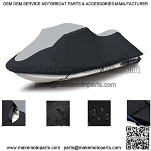 Super Heavy-Duty Jet Ski PWC Cover Compatible for Polaris SLTH SLT 1994-1999 Trailerable top of The line 3 Seater
