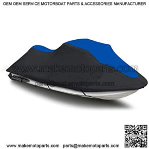 Black/Blue Heavy-Duty Cover Compatible for Sea Doo Sea-Doo GTX 3 Seater Jet SKi 2004 2005 2006 2007 2008 Jet Ski Watercraft Cover