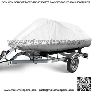 Personal Watercraft Cover- Water Proof Heavy Duty Trailerable PWC Cover, Jet Ski Cover, Fits PWC Models Up to 113in Long , 48in Wide and 42in high PWC5102D for Seadoo Kawand Known Brands