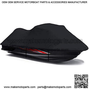 BLACK 600 DENIER JetSkCompatible for Bombardier Sea Doo Sea-Doo SP 1993 1994 1995 1996 1997 1998 Watercraft Jet Ski PWC Cover 1 Seater
