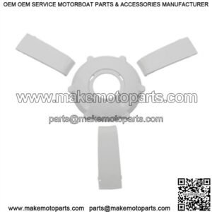 Giazza Golf Cart Steering Wheel Colored Insert Set - White