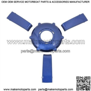 Giazza Golf Cart Steering Wheel Colored Insert Set - Blue