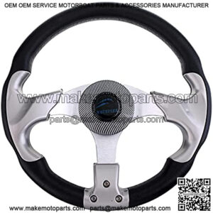 315mm Steering Wheel 3/4' Tapered Shaft Non-Directional 3 Spoke Steering Wheel for Vessel Yacht Boat Parts Accessorious rc Boat Parts