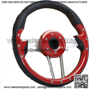 RED Golf Cart Steering Wheel For EZGO Club Car Yamaha Cart Parts Accessories
