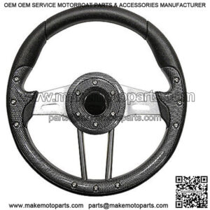 Golf Cart Steering Wheel- Carbon Fiber 13" Diameter