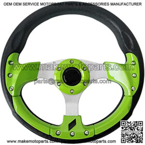 Golf Cart Steering Wheel for EZGO Club Car and Yamaha Lime Green1