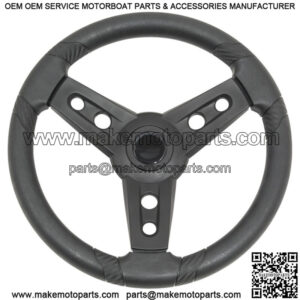 Italia Lugana Black Golf Cart Steering Wheel For Yamaha Golf Cart