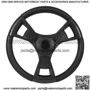 Italia Model 13 Carbon Fiber Golf Cart Steering Wheel For EZGO Golf Carts