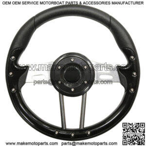 Aviator 4 Golf Cart Steering Wheel (Black)