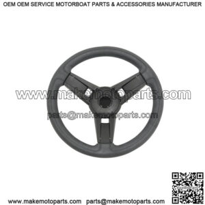 Italia Giazza Black Golf Cart Steering Wheel For EZGO