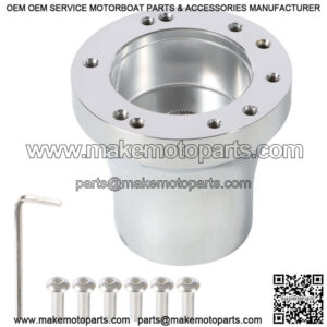 NEW Golf Cart Steering Wheel Hub Adapter Chrome for EZgo RXV/TXT Cart Parts