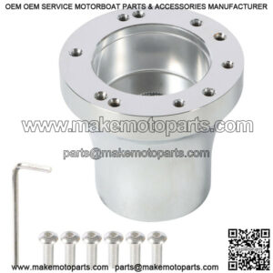 Golf Cart Steering Wheel Hub Adapter Chrome fits for EZgo RXV/TXT Cart Parts