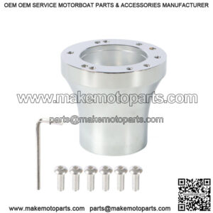 Golf Cart Steering Wheel Hub Adapter Chrome For EZgo RXV/TXT Cart Parts US
