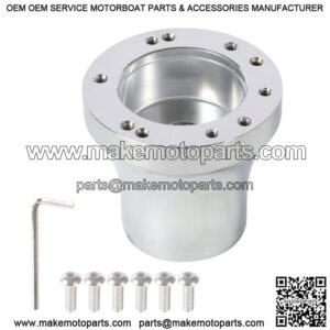 Golf Cart Steering Wheel Hub Adapter Chrome Fit For EZgo RXV/TXT Cart Parts