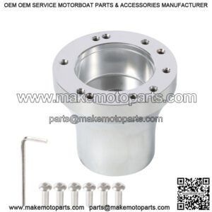 Golf Cart Steering Wheel Hub Adapter Chrome For EZgo RXV/TXT Cart Parts USA