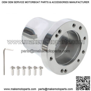 Golf Cart Steering Wheel Hub Adapter Chrome Fit For EZgo RXV/TXT Cart Parts US