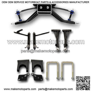 Lift Kit Club Car DS 2004.5-Up 6" A-Arm Plastic Dust Cap Golf Carts