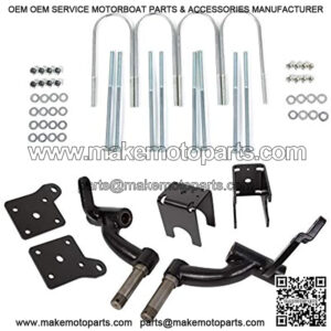 6 inch Drop Spindle Lift Kit Compatible with EZGO 2001.5-2008.5 TXT Gas 2001.5+ Electric