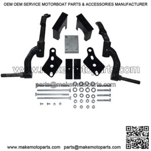 6" Drop Spindle Lift Kit, Club Car DS Gas 94-03.5 & Electric 84-03.5