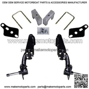 Club Car DS/Carryall/Turf Spindle Lift Kit (for Gas Golf Carts with Factory Front Mechanical Brakes) (6 inch)