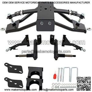 6" Double A-Arm Golf Cart Lift Kit for 2004-Up Club Car Precedent Gas/Electric Long Travel Lift Kit