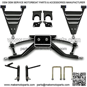 6" A-Arm Heavy Duty Lift Kit for Club Car DS Golf Carts 2004.5-2014 (with Plastic Dust Covers)