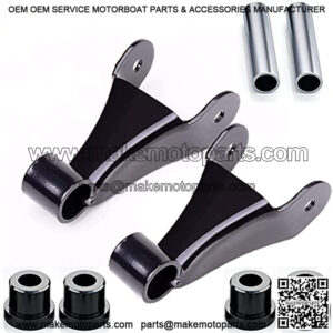 Club Car Metal Rear Shackle kit Including Bushing & Sleeves for Golf Cart Club Car Precedent Replaces Part 1025062-01 102506301 102506601