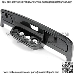 Golf Cart Dash Compatible with 1994-2013 EZGO Medalist/TXT Carbon Fiber Style