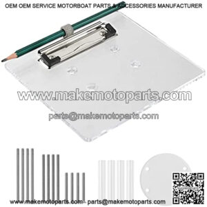 Golf Cart Scorecard with Pencil Holder Suitable for Almost All EZGO/Club Car/Yamaha Golf Carts Models with 5 or 6 Hole Golf Cart Steering Wheels